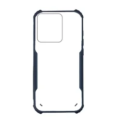 Motorola Moto Edge 50 Pro 5G telefontok - kék / átlátszó ütésálló hátlap tok-1