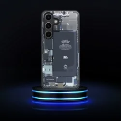 Samsung Galaxy A55 5G telefontok - Tech design2 - mintás műanyag hátlap tok, szilikon kerettel-2
