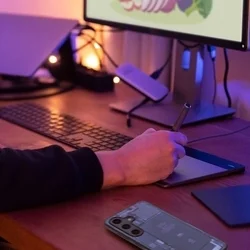 Samsung Galaxy A05s telefontok - Tech design2 - mintás műanyag hátlap tok, szilikon kerettel-4