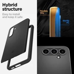 Telefontok Samsung Galaxy S23 FE 5G - SPIGEN Thin Fit - fekete hátlap tok-11