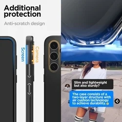 Telefontok Samsung Galaxy S23 FE 5G - SPIGEN Thin Fit - fekete hátlap tok-14