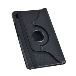 Samsung Galaxy Tab A9 8.7 X110 / X115 tablettok - fekete fordítható műbőr tablet tok-3