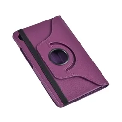 Samsung Galaxy Tab A9 8.7 X110 / X115 tablettok - lila fordítható műbőr tablet tok-3