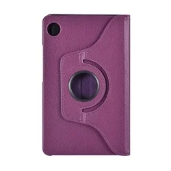 Samsung Galaxy Tab A9 8.7 X110 / X115 tablettok - lila fordítható műbőr tablet tok-2
