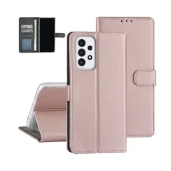 Samsung Galaxy A23 5G telefontok - Rose gold ráhajtófüles könyvtok-3