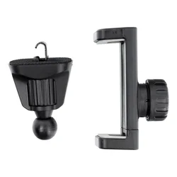 TR-60E - univerzális szellőző nyílásra helyezhető fekete autós tartó-1