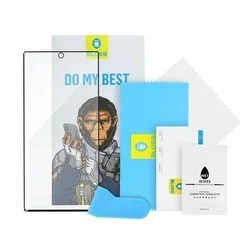 Üvegfólia Samsung Galaxy A35 5G - Mr. Monkey 5D üvegfólia fekete kerettel-3