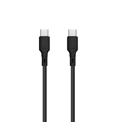 Bluestar kábel - Type-C (USB-C) / Type-C (USB-C) fekete kábel 1m, 60W ﻿-1