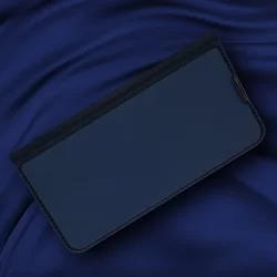 Telefontok Samsung Galaxy A50 - Dux Ducis kék flipcover tok-5