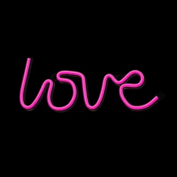 Pink LOVE Neon LED felirat 35 x 2 x 13 cm-1