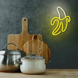 BANÁN Neon LED felirat 28,5 x 2 x 19,6 cm-6