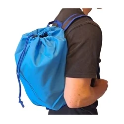 Hátizsák - Zsinóros - kék hátizsák-3