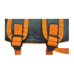 Hátizsák - Zsinóros - szürke / narancssárga hátizsák-2