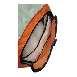 Hátizsák - Utah - krém / narancssárga hátizsák-5