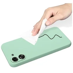 Telefontok Xiaomi Poco C65 - kaktusz zöld szilikon hátlap tok-2