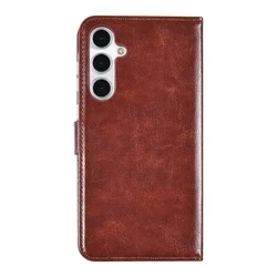 Samsung Galaxy A35 5G telefontok - barna ráhajtófüles könyvtok ﻿-1