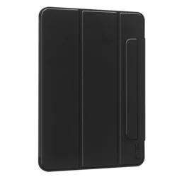 Tablettok iPad Pro 13 2024-2025 (7-8. Gen, 13 coll) - TECH-PROTECT MAGNETIC fekete smart case ceruza tartóval, mágneses rögzítéssel-2