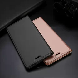 Telefontok Samsung Galaxy A70 - Dux Ducis fekete kinyitható tok-4