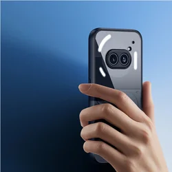 Nothing Phone (2a) telefontok - DUX DUCIS Aimo - átlátszó hátlap tok, fekete kerettel-3