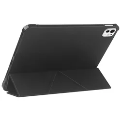 Tablettok iPad Pro 11 2024 (5. Gen, 11 coll) - fekete ORIGAMI smart case, ceruza tartóval-4