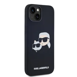 Telefontok iPhone 13 - Karl Lagerfeld fekete magsafe kompatibilis hátlap tok-2