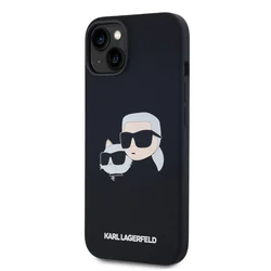 Telefontok iPhone 13 - Karl Lagerfeld fekete magsafe kompatibilis hátlap tok-4