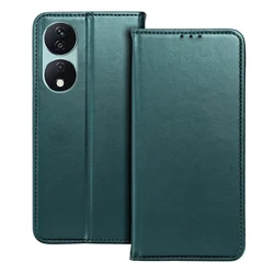 Honor X7b telefontok - Smart Magnetic zöld szilikon keretes mágneses könyvtok ﻿-6