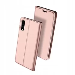 Telefontok Samsung Galaxy A50 - Dux Ducis rosegold flipcover tok-1