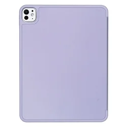 Tablettok iPad Pro 11 2024 (5. Gen, 11 coll) - lila smart case, ceruza tartóval-2