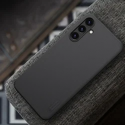 Samsung Galaxy A15 4G / 5G telefontok - Nillkin Super Frosted - fekete hátlap tok-5