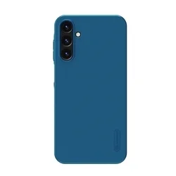 Samsung Galaxy A15 4G / 5G telefontok - Nillkin Super Frosted - kék hátlap tok-1