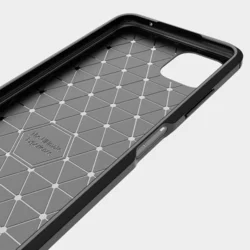 T Phone 2 5G telefontok - Carbon Fiber fekete szilikon tok-1
