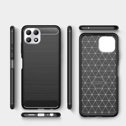 T Phone 2 5G telefontok - Carbon Fiber fekete szilikon tok-2