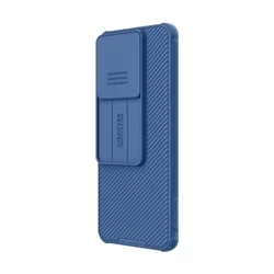 Xiaomi Poco X6 5G telefontok - Nillkin csúsztatható kameravédős kék hátlap tok-1