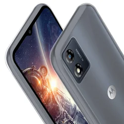 Telefontok Motorola Moto E14 - átlátszó szilikon tok-2