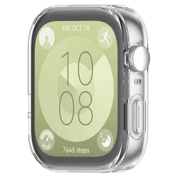 Tech-Protect Defense360 átlátszó műanyag/üveg védő tok Huawei Watch Fit 3 okosórához-1