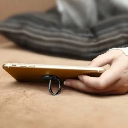 Baseus fém ujjgyűrű telefonttartó - ezüst-5