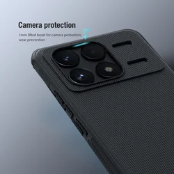 Telefontok Xiaomi Poco F6 Pro 5G - Nillkin Super Frosted fekete hátlap tok-3