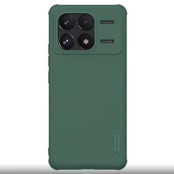 Telefontok Xiaomi Poco F6 Pro 5G - Nillkin Super Frosted zöld hátlap tok-1