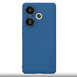 Telefontok Xiaomi Poco F6 5G - Nillkin Super Frosted kék hátlap tok-1