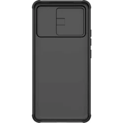 Telefontok Xiaomi Poco F6 Pro 5G - Nillkin csúsztatható kameravédős fekete hátlap tok-3