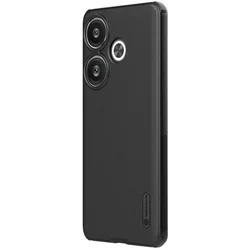 Telefontok Xiaomi Poco F6 5G - Nillkin Super Frosted - fekete hátlap tok beépített mágnessel (MagSafe tartóval kompatibilis)-4