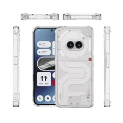 Nothing Phone (2a) telefontok - ütésálló átlátszó hátlap tok-2