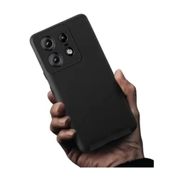 Motorola Edge 50 Pro 5G telefontok - fekete szilikon hátlap tok-2