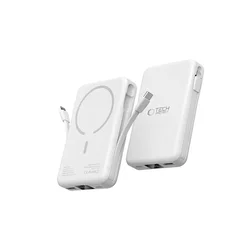 TECH-PROTECT PB31 powerbank - MagSafe kompatibilis powerbank 10000mAh, fehér-1