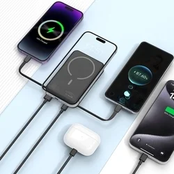 TECH-PROTECT PB31 powerbank- MagSafe kompatibilis powerbank 10000mAh, fekete-4