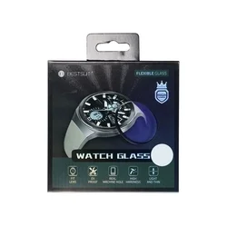 Samsung Galaxy Watch 3 (41 mm) - BESTSUIT okosóra fólia - kijelzővédő fólia, fekete kerettel-1