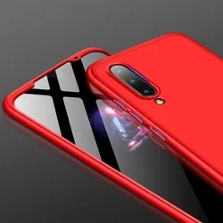 Telefontok Xiaomi Mi 9 - hátlap - GKK Protection 3in1 - piros-4