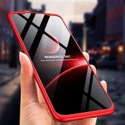 Telefontok Xiaomi Mi 9 - hátlap - GKK Protection 3in1 - piros-5