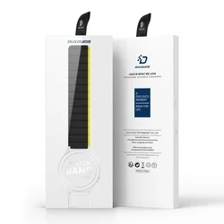 Samsung Galaxy Watch7 okosóra szíj - Dux Ducis - fekete/citromsárga mágneses szíj (szíj szélesség: 20 mm)-5